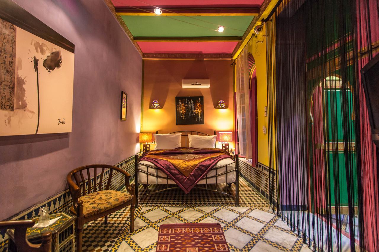 Riad Haj Palace & Spa Fes Exterior photo A bedroom at the hotel